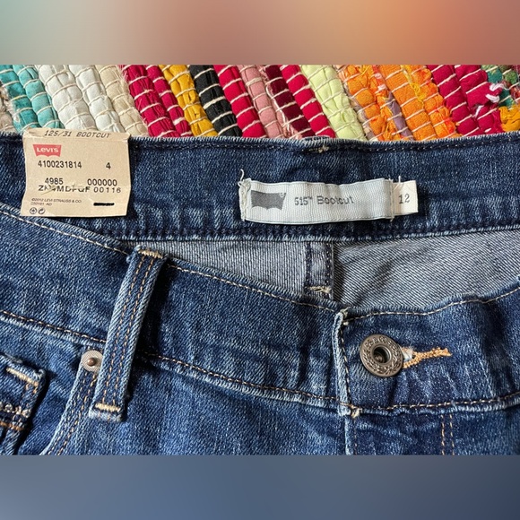 NWT Levi’s 515 Mid Rise Bootcut Jeans Size 12 - Picture 6 of 7